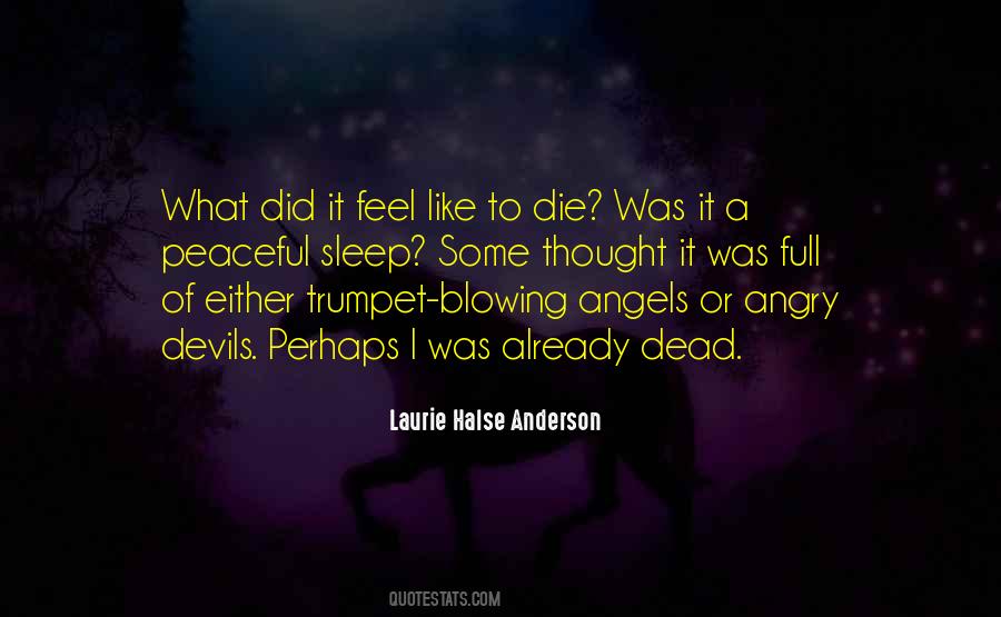 You Can Sleep When You're Dead Quotes #130869