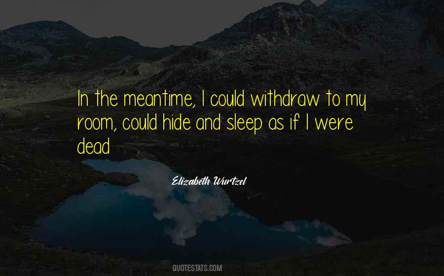 You Can Sleep When You're Dead Quotes #354603