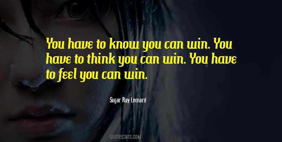 You Can Win Quotes #1799143