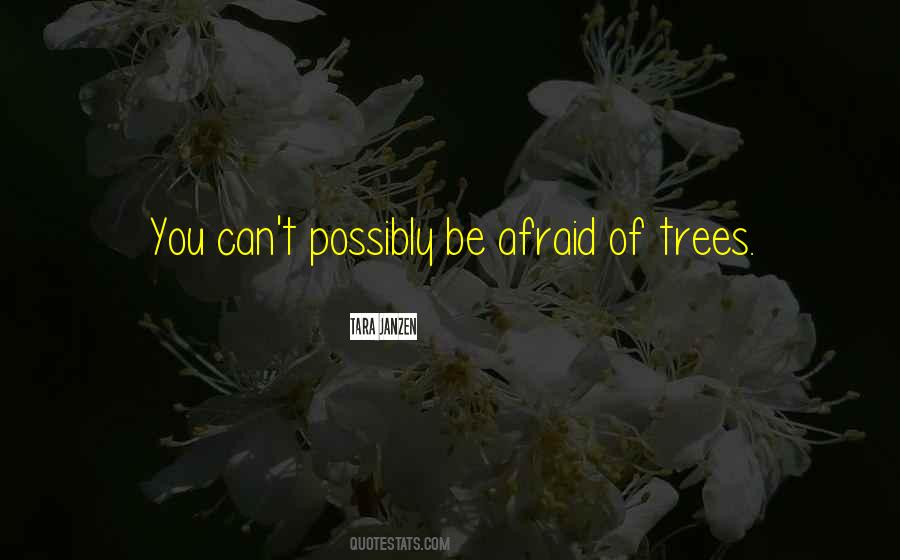 You Can't Be Afraid Quotes #60073