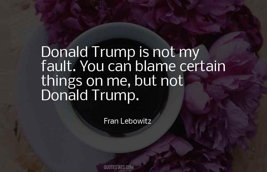 You Can't Blame Others Quotes #37536