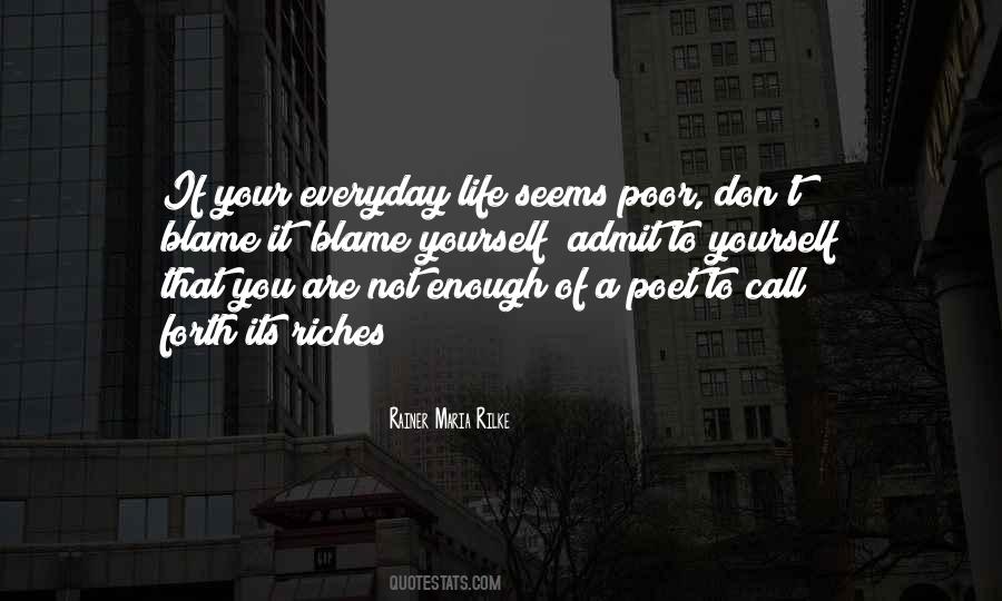 You Can't Blame Others Quotes #63144