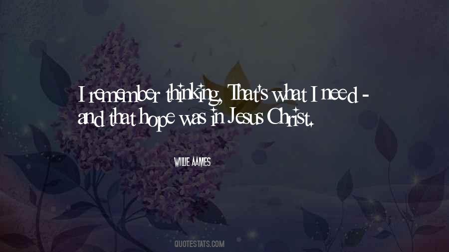 Quotes About Jesus Hope #759448