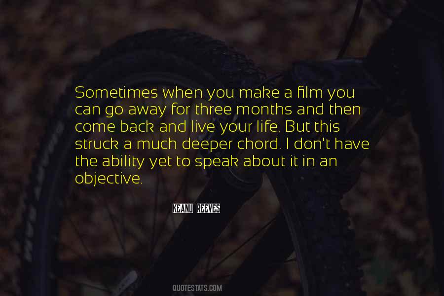 You Can't Come Back Quotes #1106206