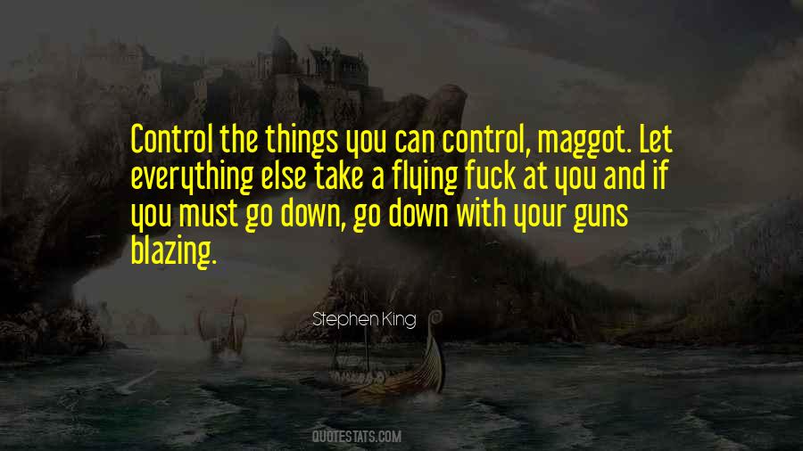 You Can't Control Everything Quotes #1752127