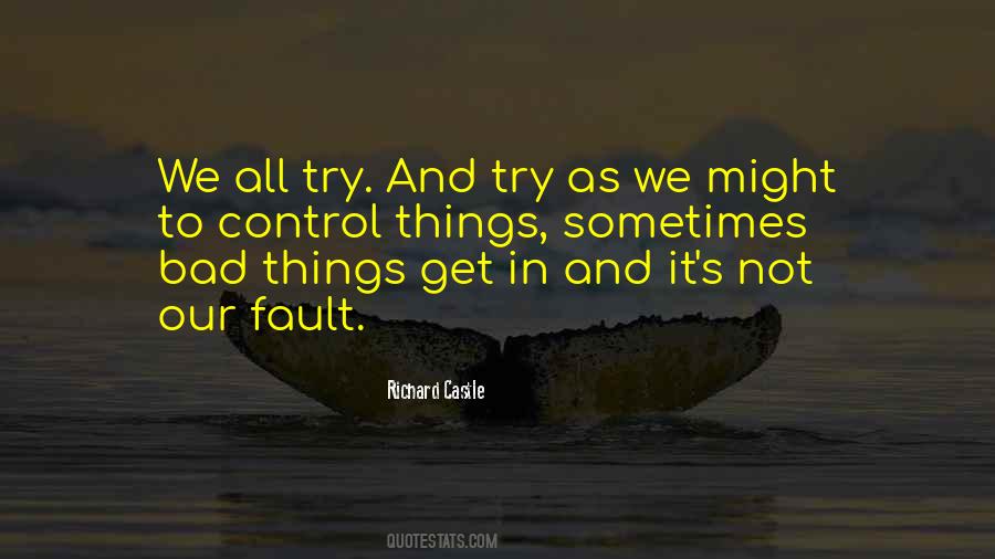 You Can't Control The Uncontrollable Quotes #1179112