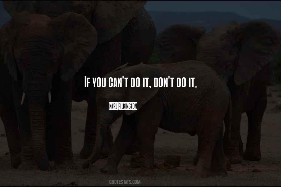 You Can't Do It Quotes #1173093