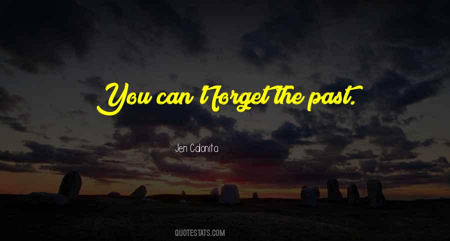 You Can't Forget The Past Quotes #1022384