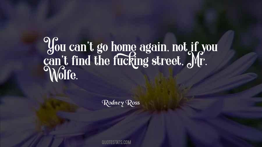 You Can't Go Home Quotes #133494