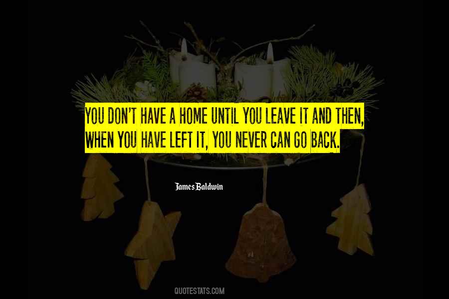 You Can't Go Home Quotes #372963
