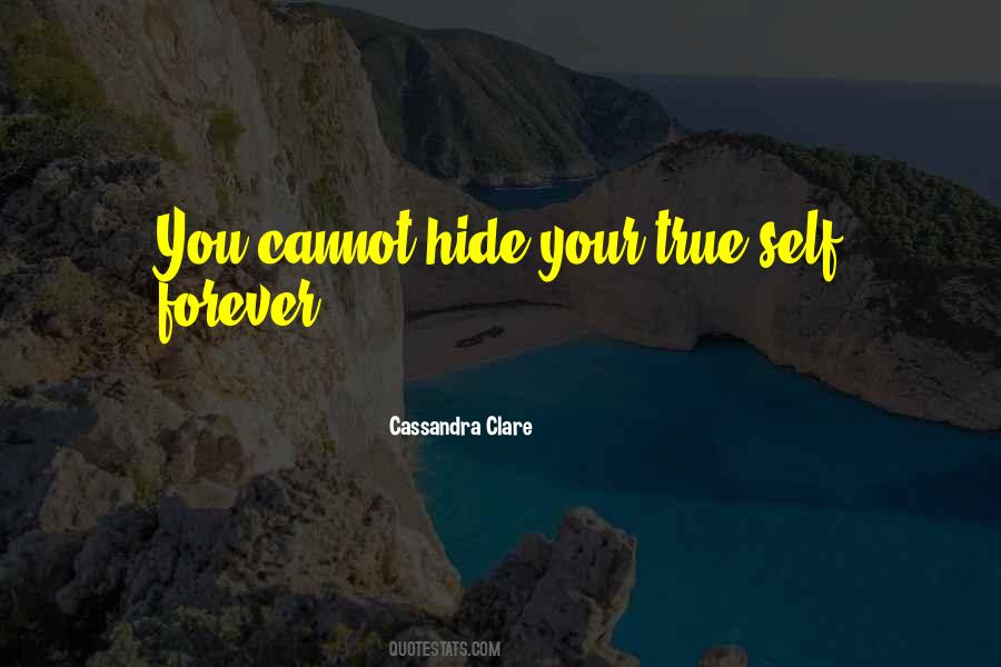 You Can't Hide Forever Quotes #1060745