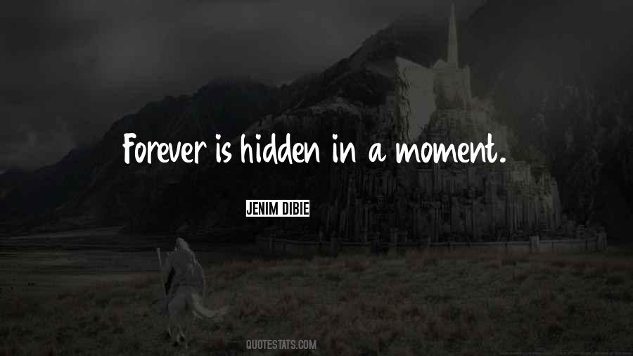 You Can't Hide Forever Quotes #472950