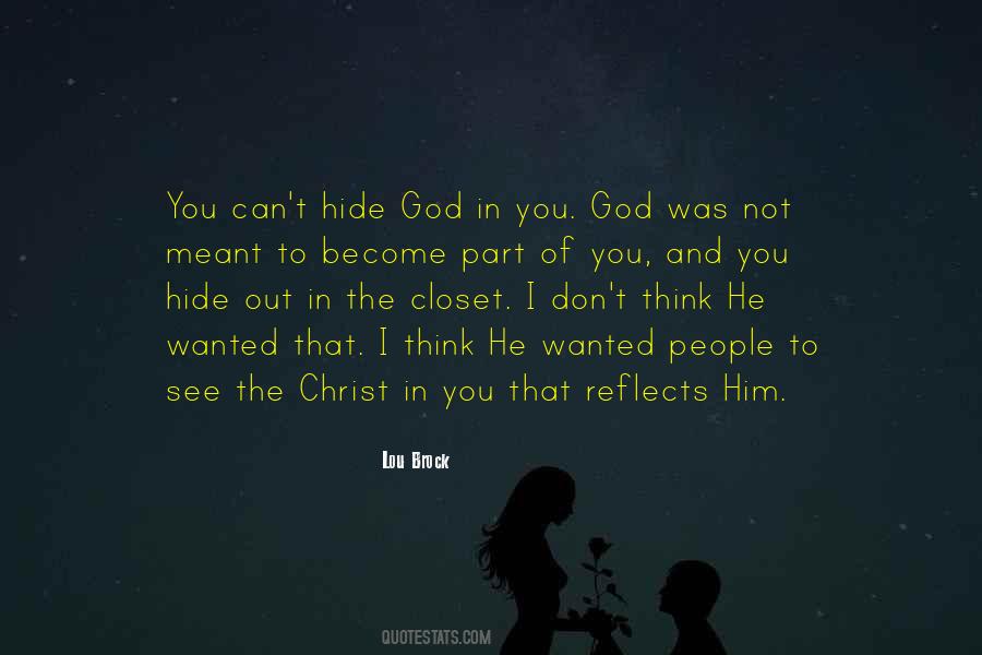 You Can't Hide From God Quotes #555624