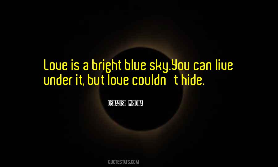 You Can't Hide Love Quotes #905598