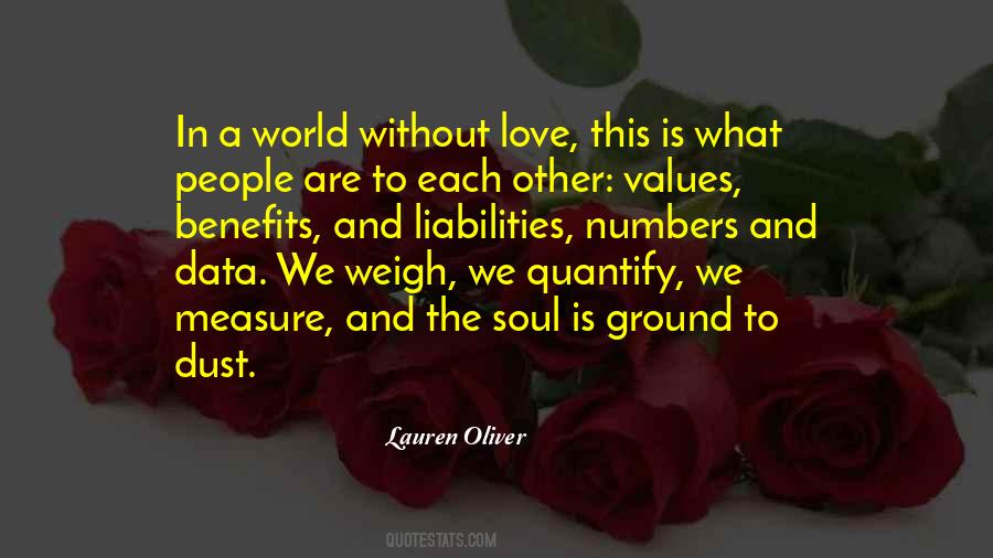 You Can't Measure Love Quotes #280891