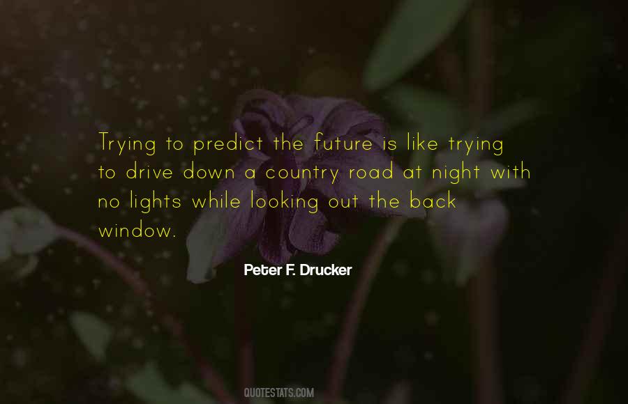 You Can't Predict The Future Quotes #475217
