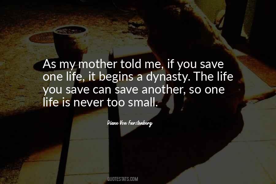 You Can't Save Me Quotes #1625095