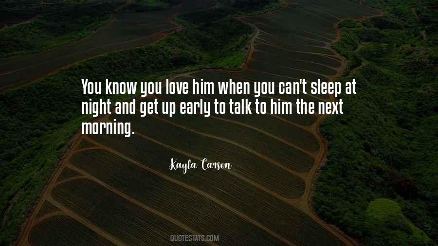 You Can't Sleep Quotes #1385080