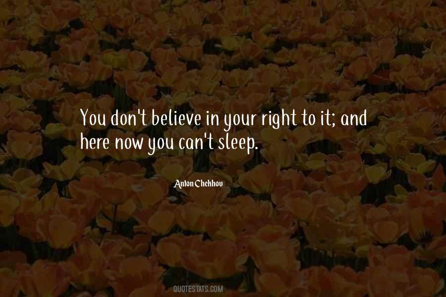 You Can't Sleep Quotes #189084