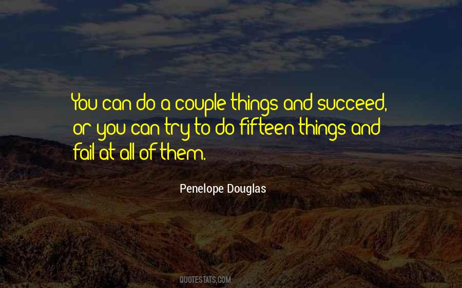 You Can't Succeed Quotes #37804