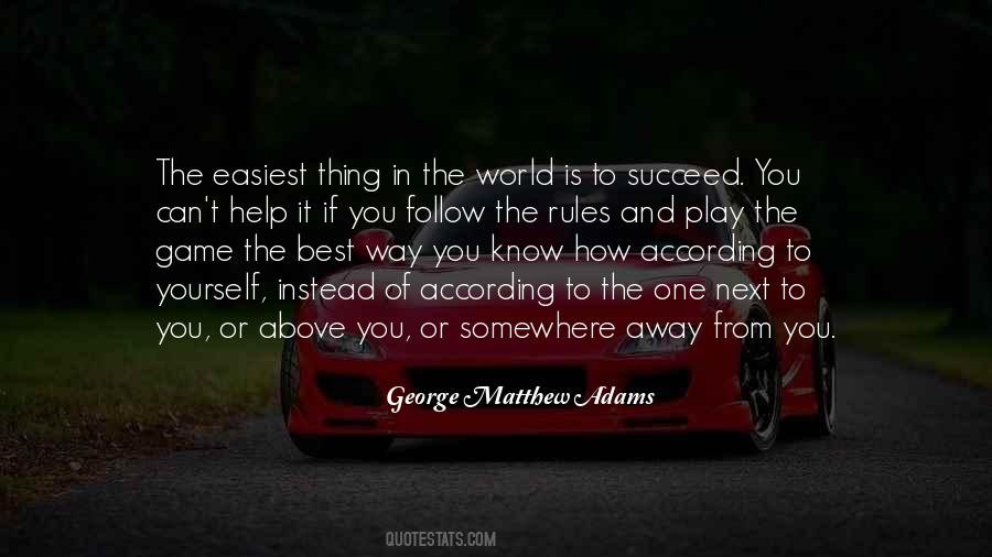 You Can't Succeed Quotes #416529