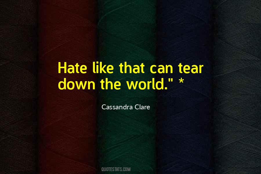 You Can't Tear Me Down Quotes #100567