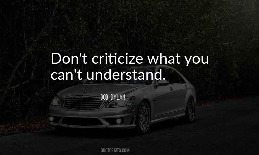 You Can't Understand Quotes #651893