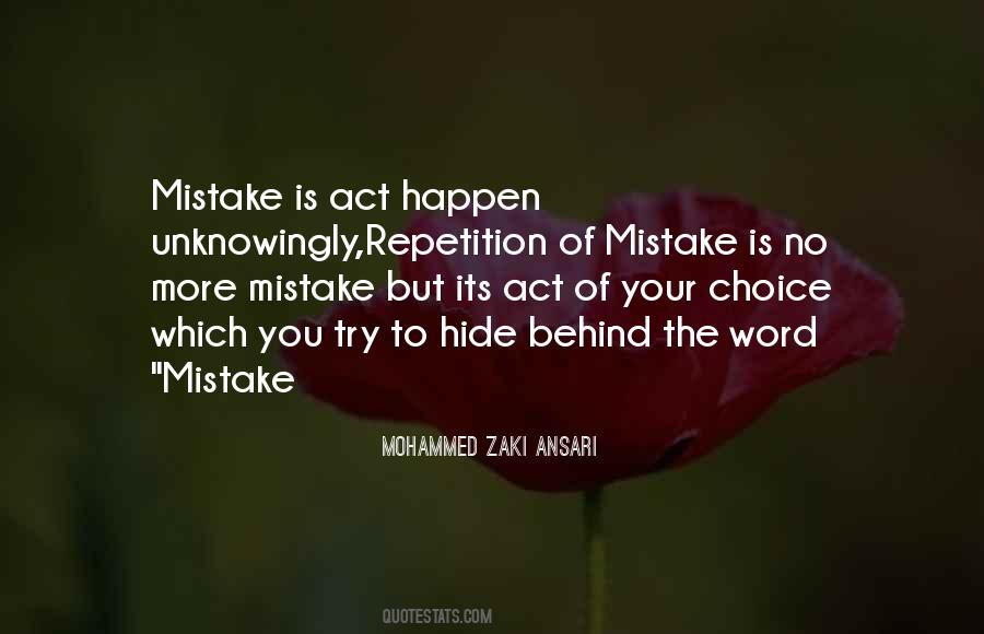 Quotes About Life Mistakes #25843