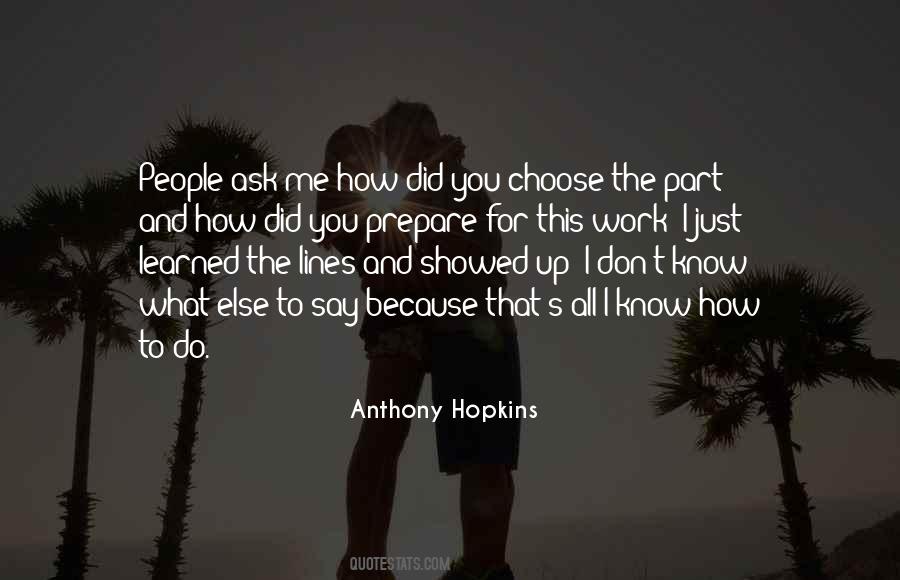 You Choose Me Quotes #83307