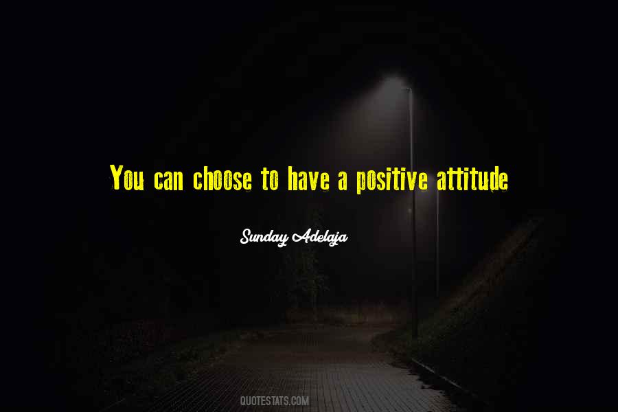 You Choose Your Attitude Quotes #1156713