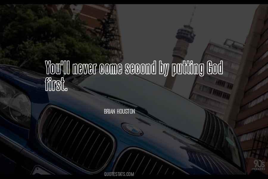 You Come First Quotes #10555