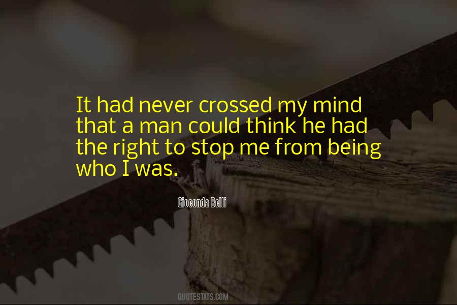 You Crossed My Mind Quotes #269530