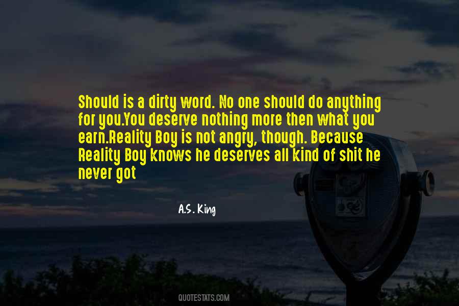 You Deserve Nothing Quotes #855033
