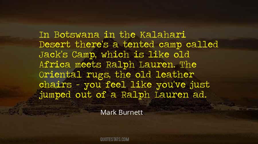 Quotes About The Kalahari #1568808