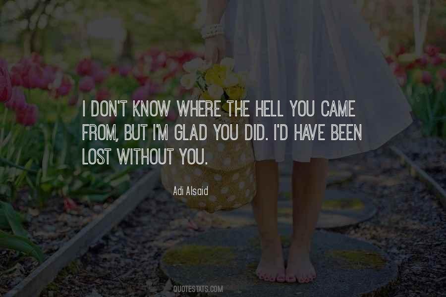 You Did Quotes #1698715