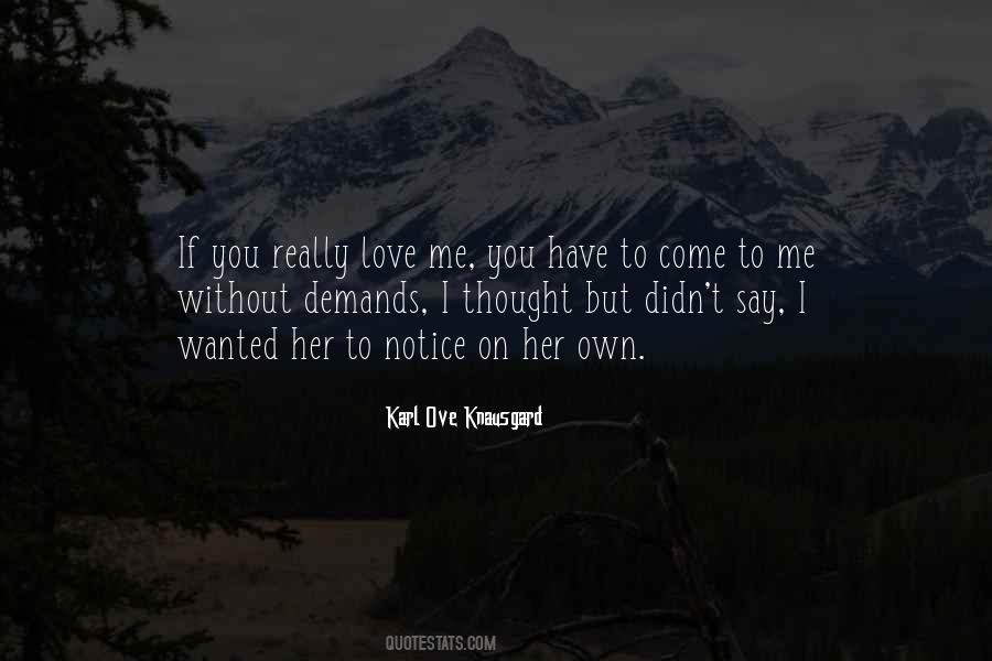 You Didn't Really Love Her Quotes #1405196