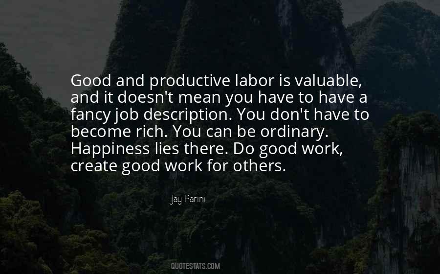 You Do A Good Job Quotes #1126495