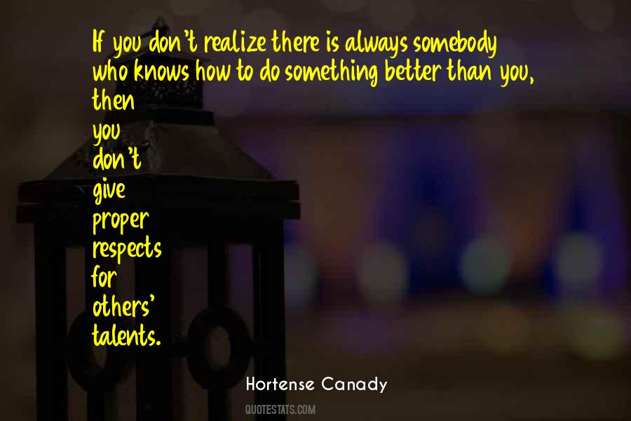 You Do Better Quotes #64295
