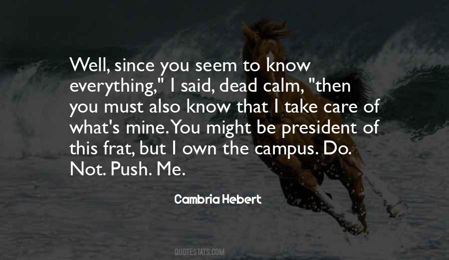 You Do Not Care Quotes #336115