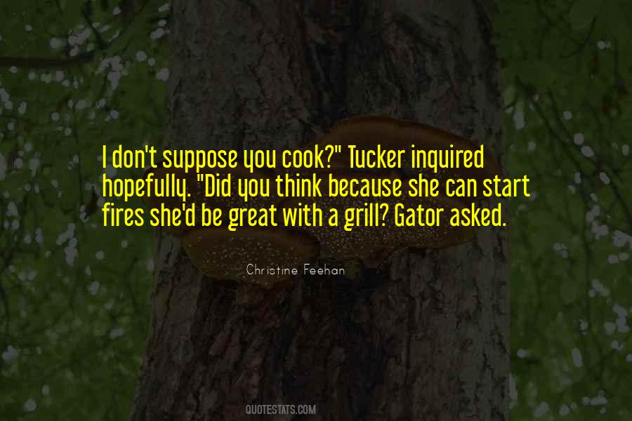 You Don't Cook Quotes #1665028