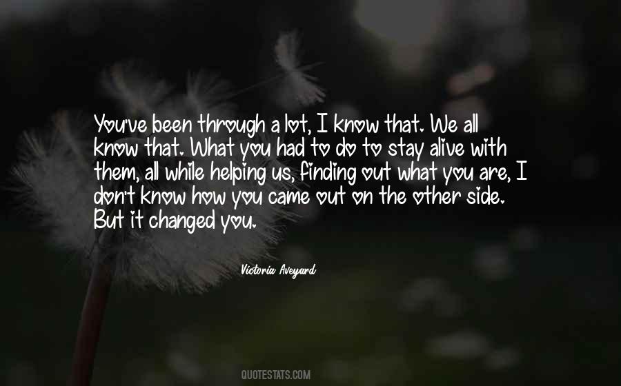 You Don't Even Know What I'm Going Through Quotes #115530
