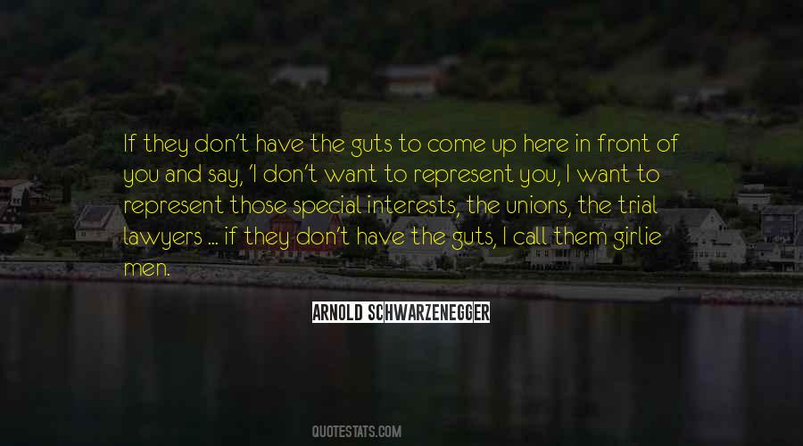 You Don't Have The Guts Quotes #1449416