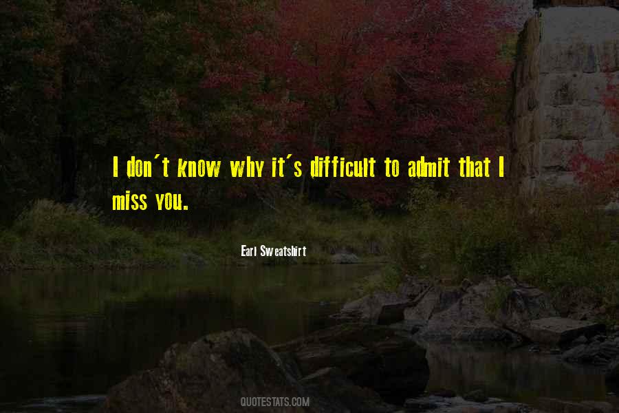 You Don't Know How Much I Miss You Quotes #432188