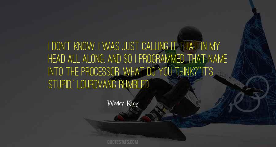 You Don't Know My Name Quotes #638283