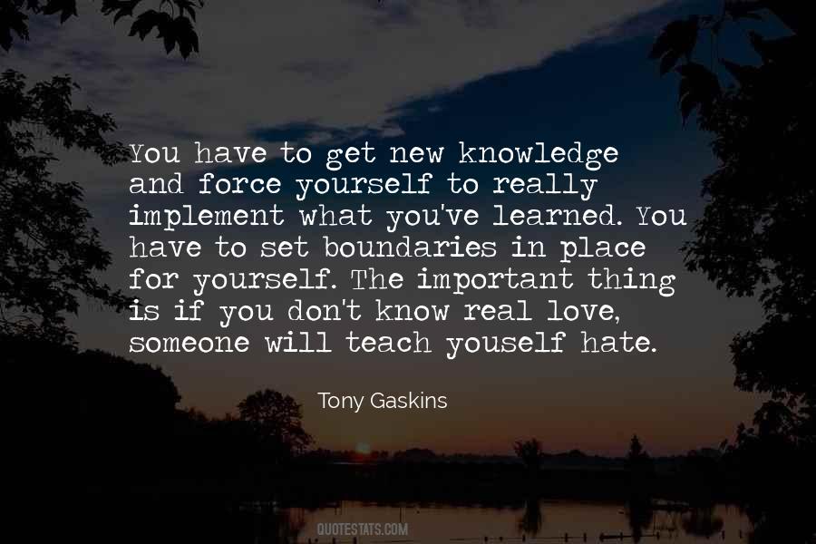 You Don't Know Yourself Quotes #201017