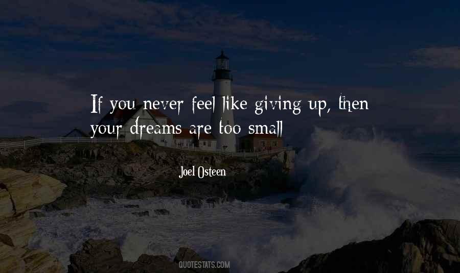 You Feel Like Giving Up Quotes #1111566