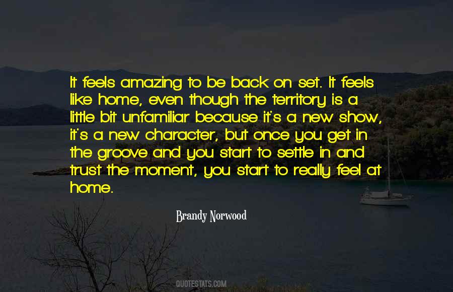 You Feel Like Home Quotes #1129522