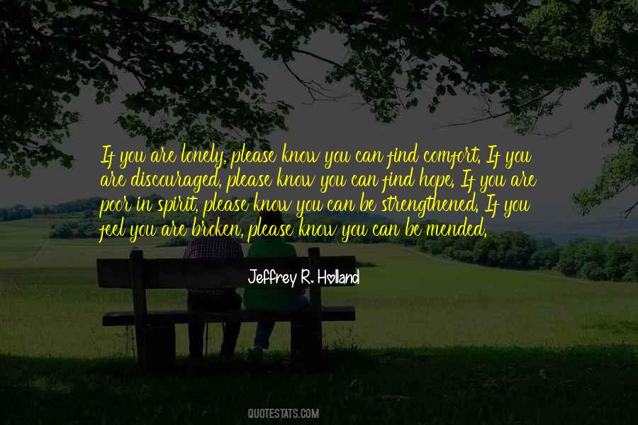 You Feel Lonely Quotes #162681