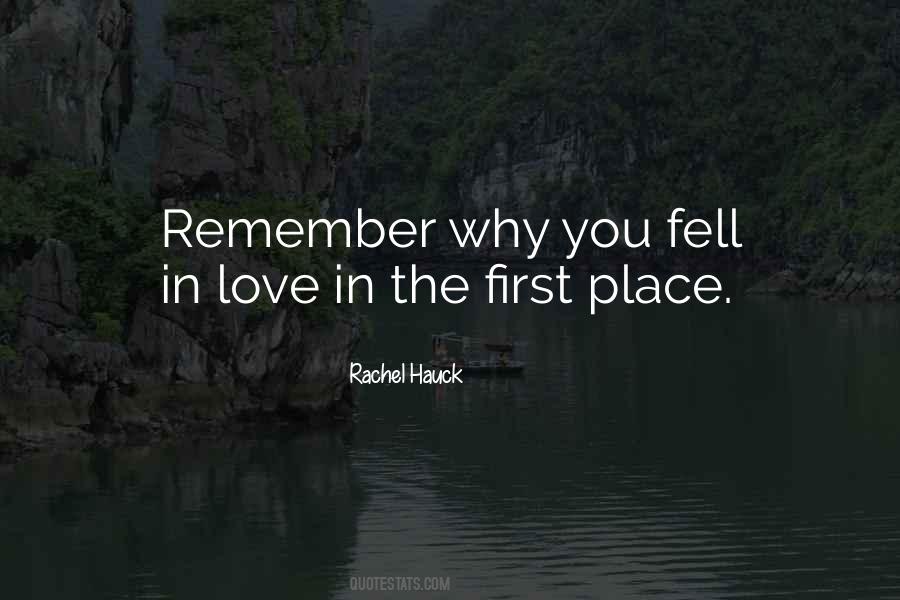 You Fell In Love Quotes #1032507