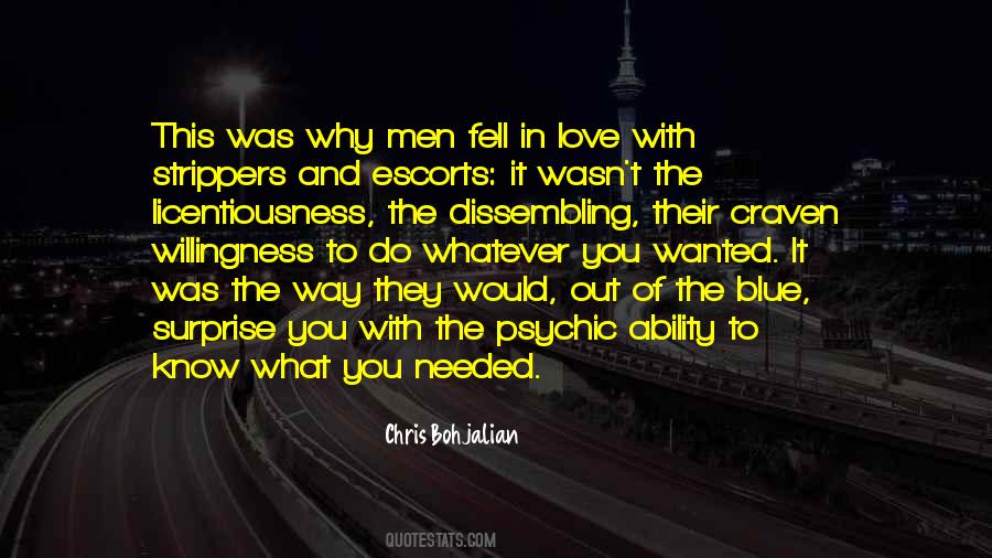 You Fell In Love Quotes #378228